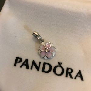 S925 flower charm